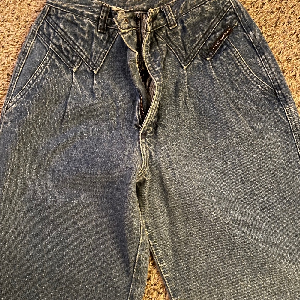 80s Vintage Rocky Mountain womens blue jeans